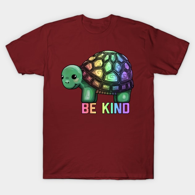 Be Kind Turtle T-Shirt by Art by Veya